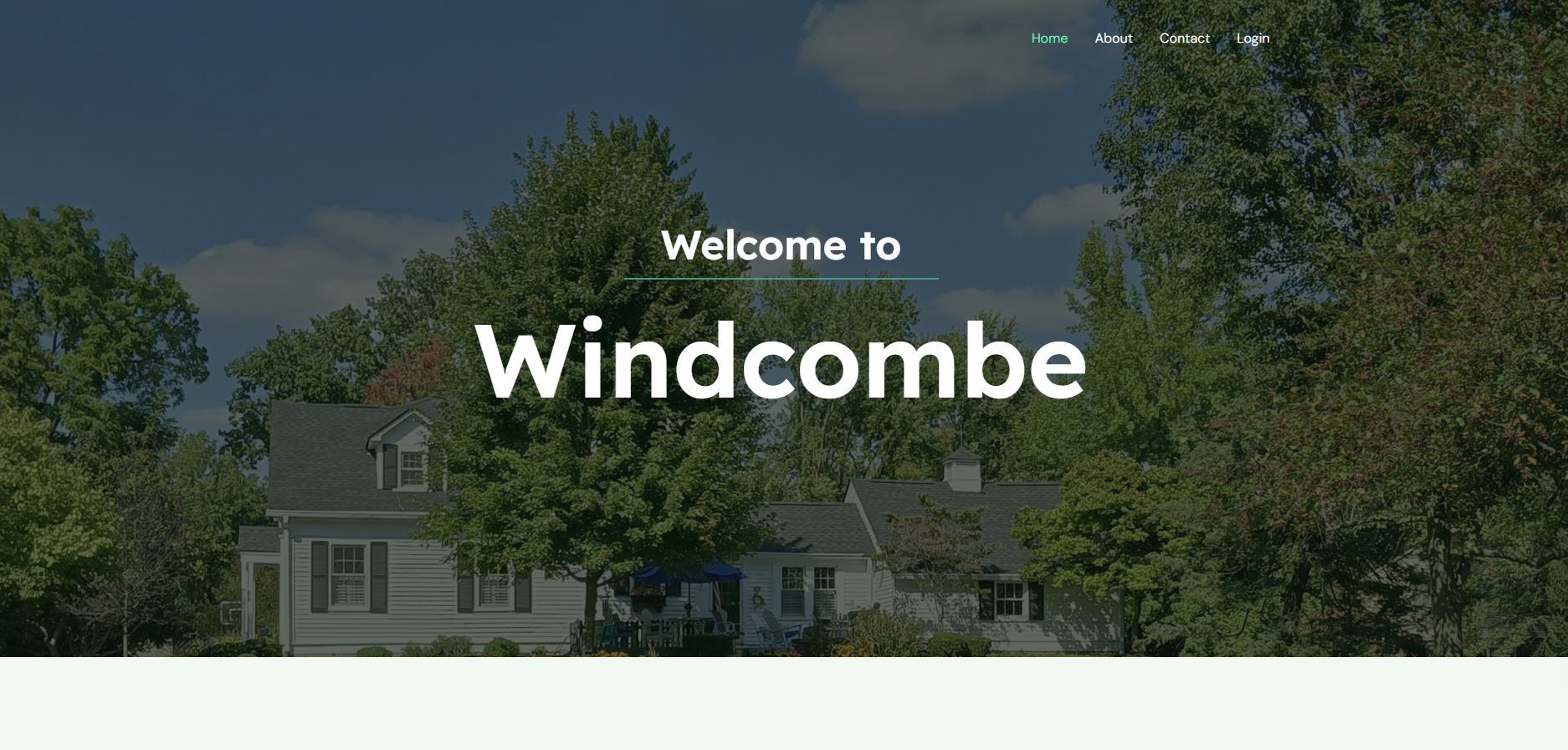 Windcombe website